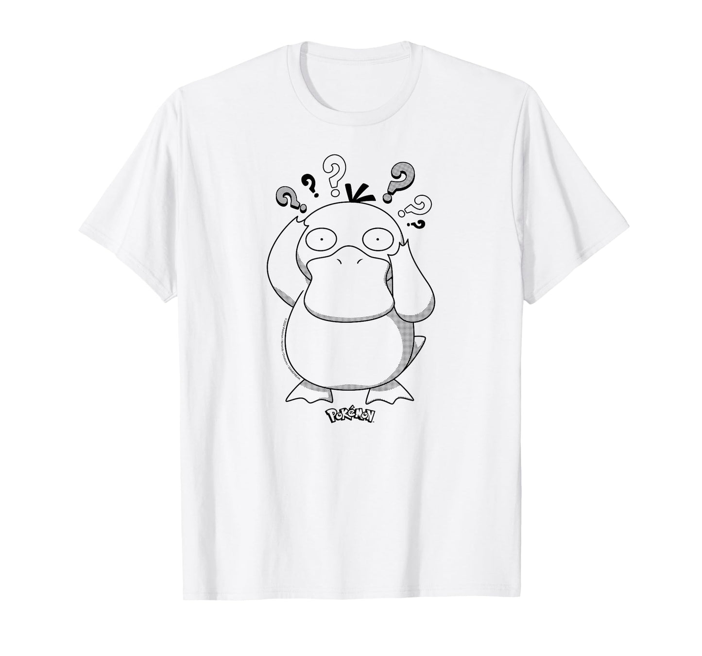 Pokémon - Psyduck Pattern T-Shirt