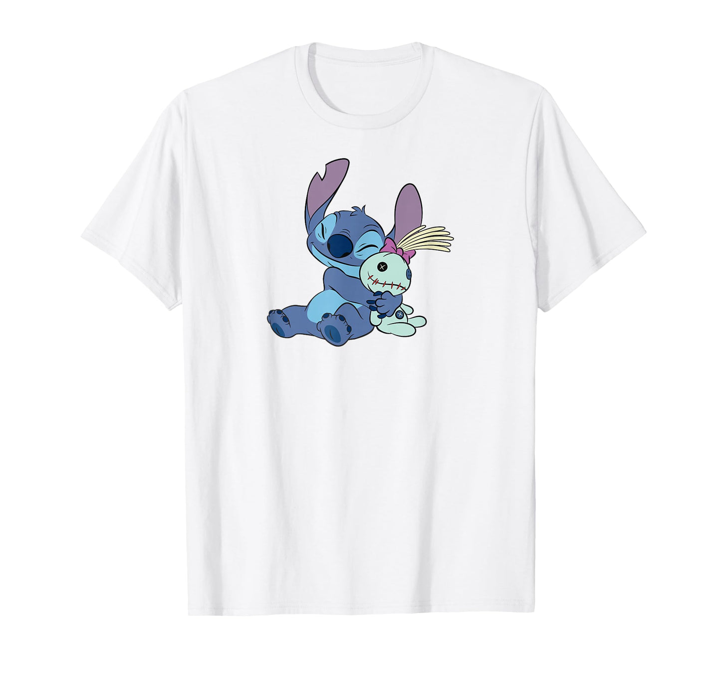 Disney Lilo & Stitch Cute Stitch And Scrump Big Hug Portrait T-Shirt