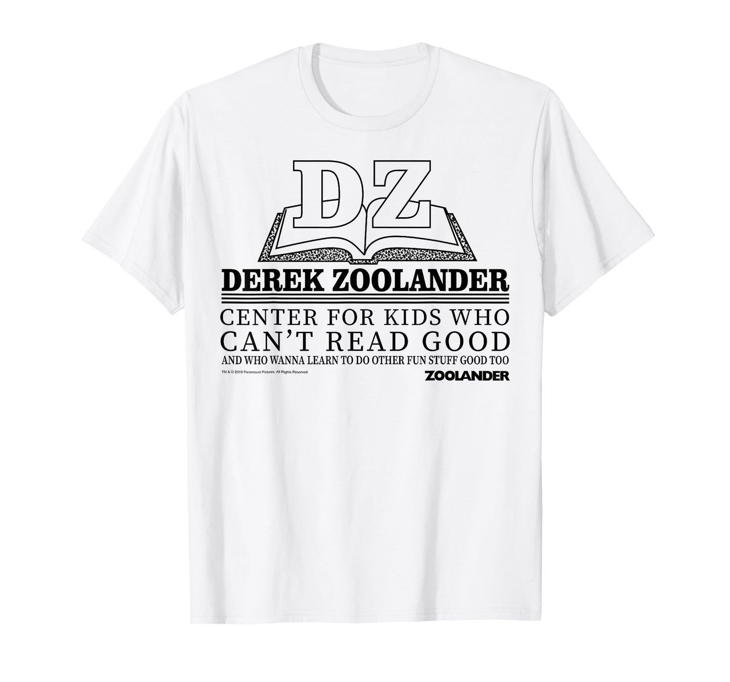 Zoolander Center For Kids Who Can't Read Good T-Shirt