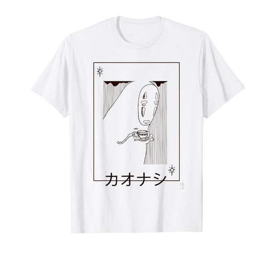 No face tea party funny anime japanese T-Shirt