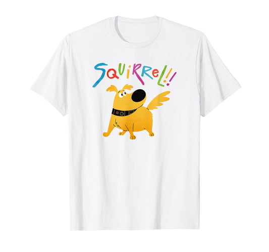 Disney Pixar UP Dug Squirrel Pose T-Shirt