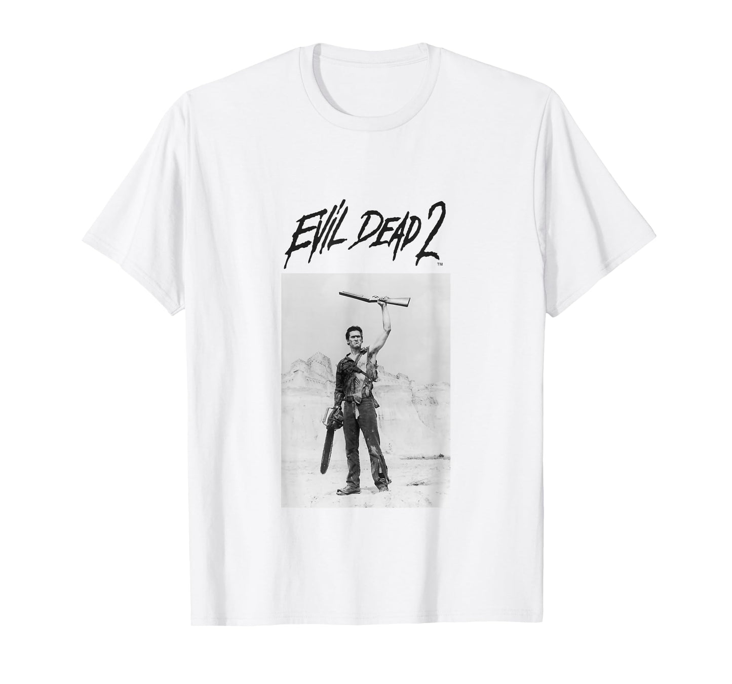 Evil Dead 2 Black Text Logo T-Shirt