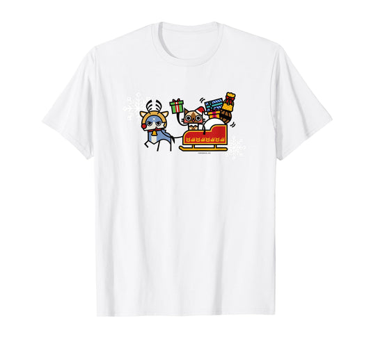Monster Hunter Rise: Sunbreak Palamute＆Palico Christmas (A) T-Shirt