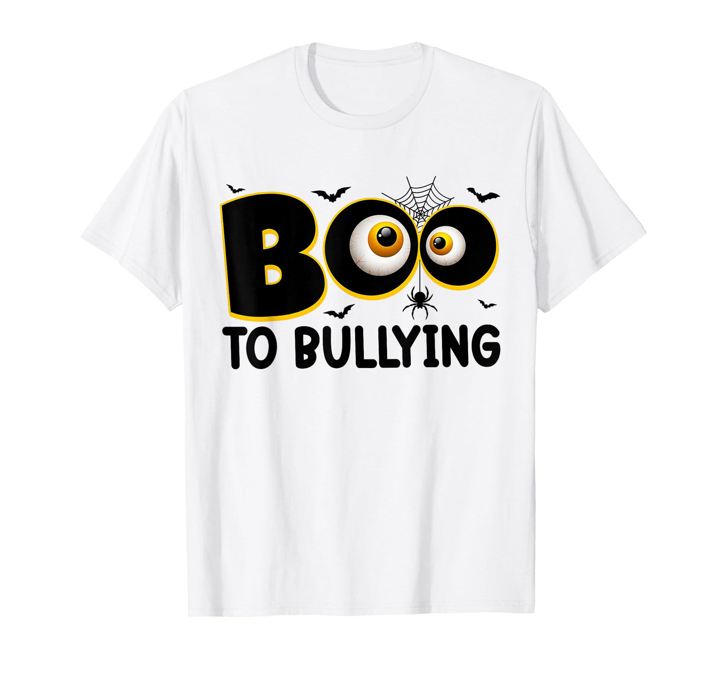 Boo To Bullying Orange Anti Bullying Unity Day Halloween Kid T-Shirt