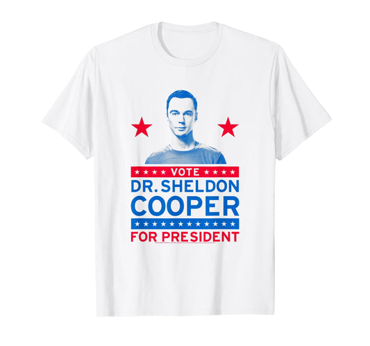 The Big Bang Theory Sheldon Cooper for President TV Show T-Shirt