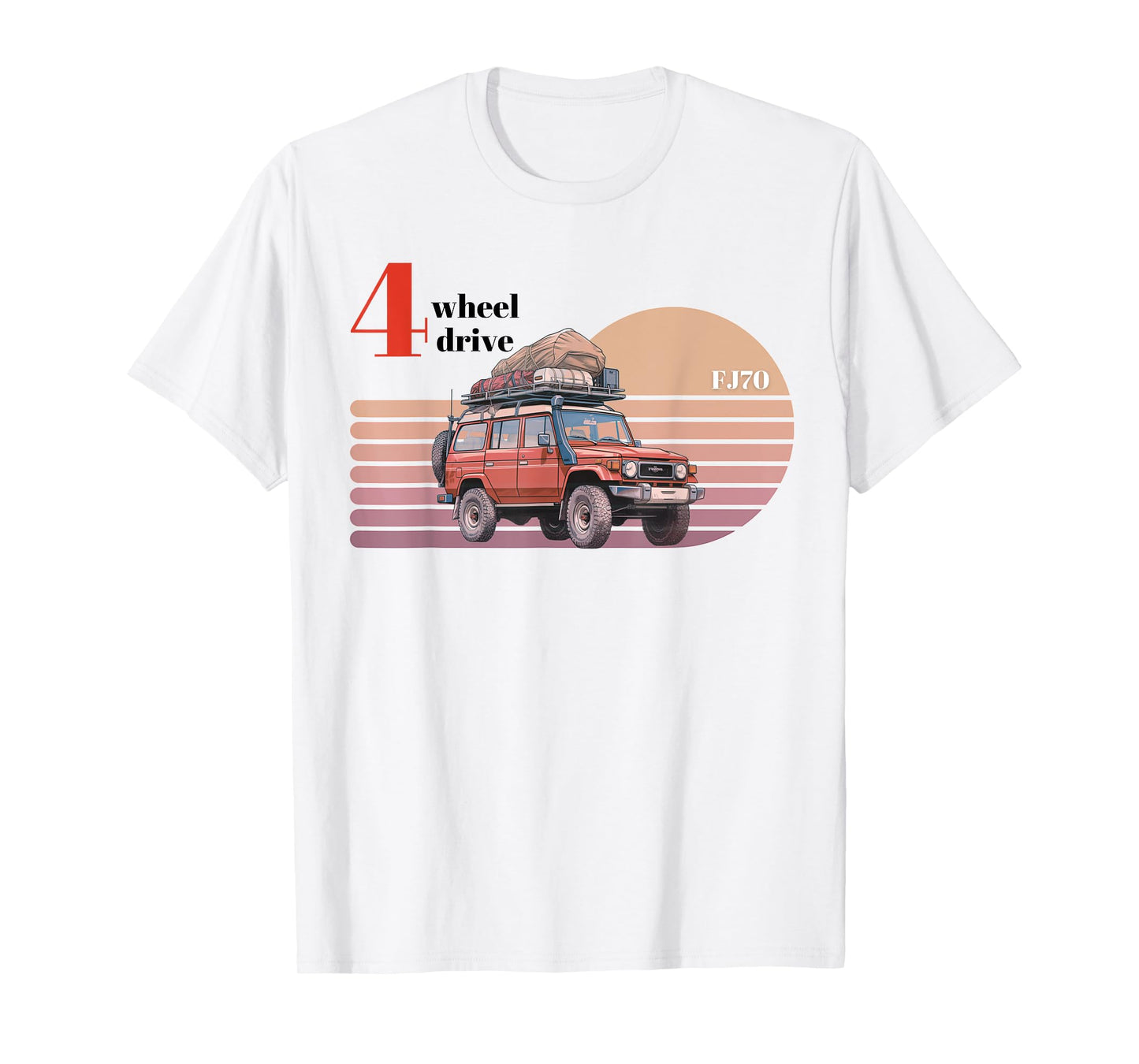 FJ70 4 Wheel drive 4x4 off road adventure T-Shirt