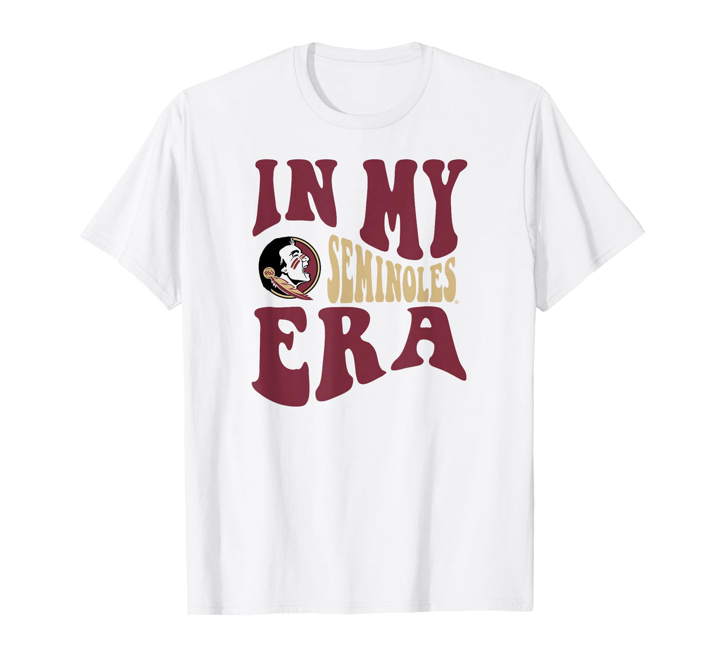 Florida State Seminoles Era White Officially Licensed T-Shirt