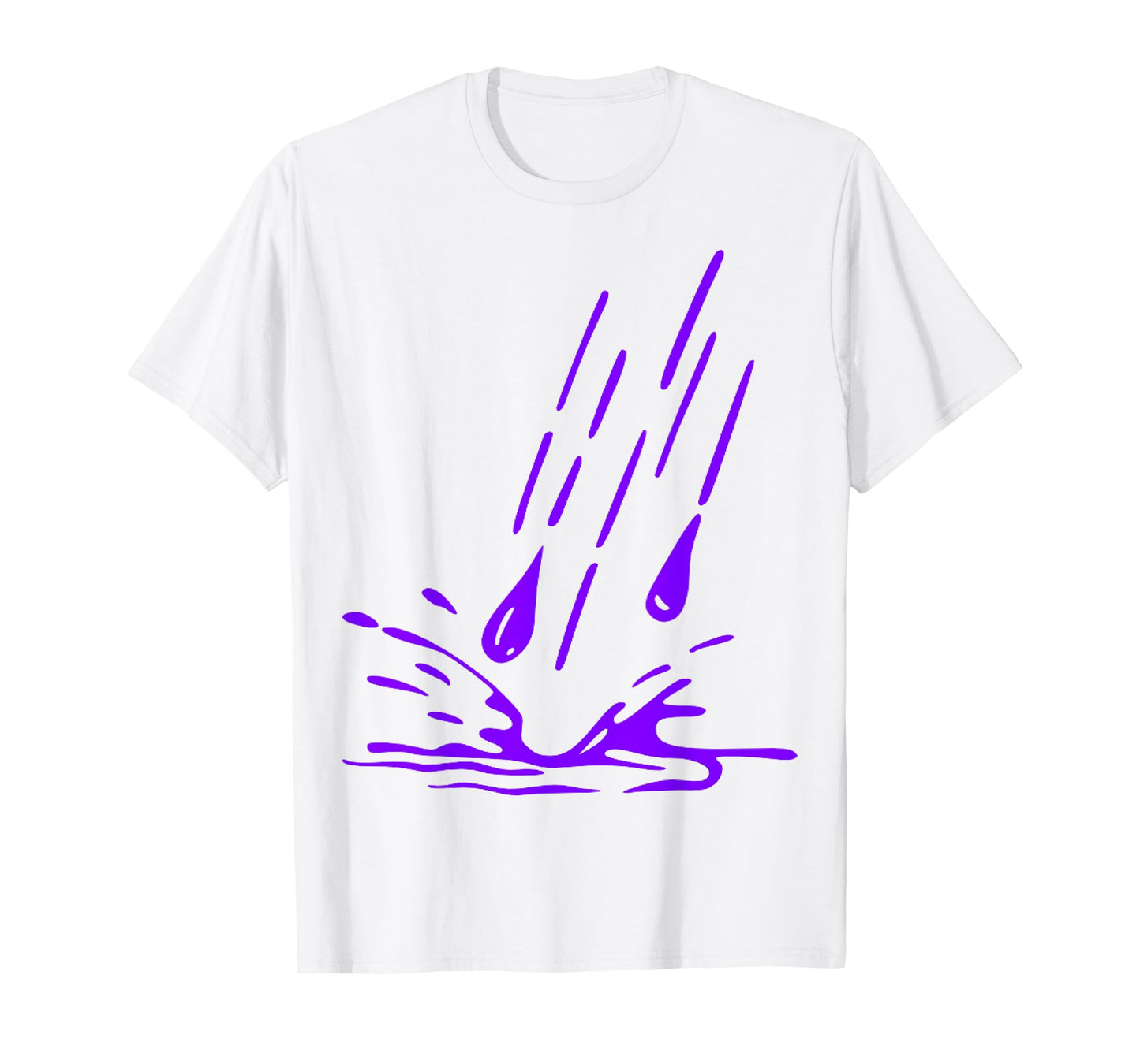 Raindrops Are Purple T Shirt 2 T-Shirt