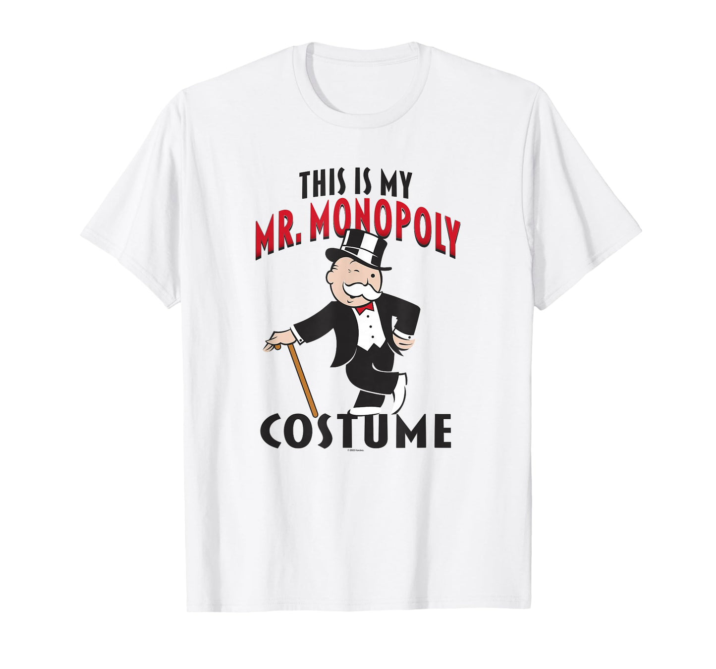 Monopoly Halloween This Is My Mr. Monopoly Costume T-Shirt