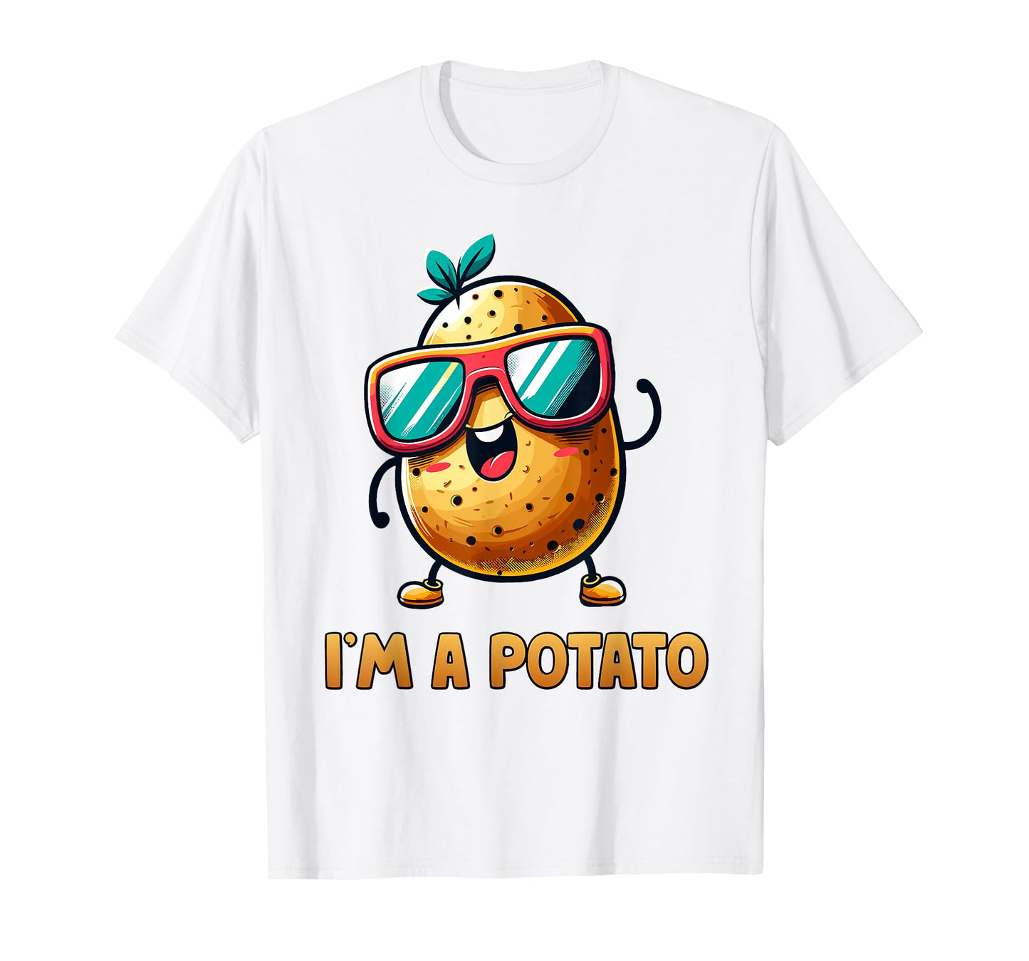 I'm A Potato Kawaii Cute Funny Costume Toddler Youth Kids T-Shirt
