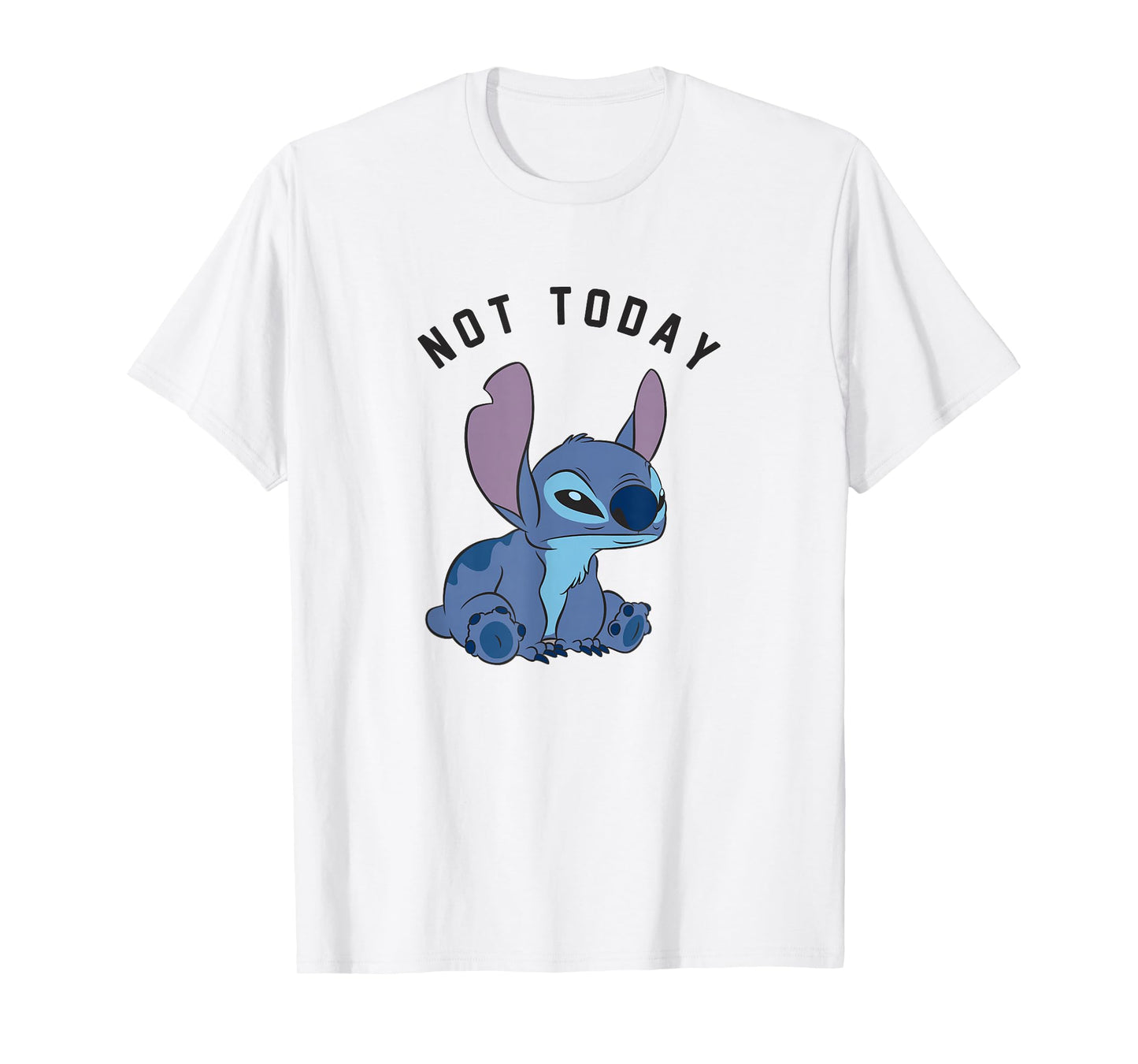 Disney Lilo & Stitch Not Today Sleepy Stitch Portrait T-Shirt