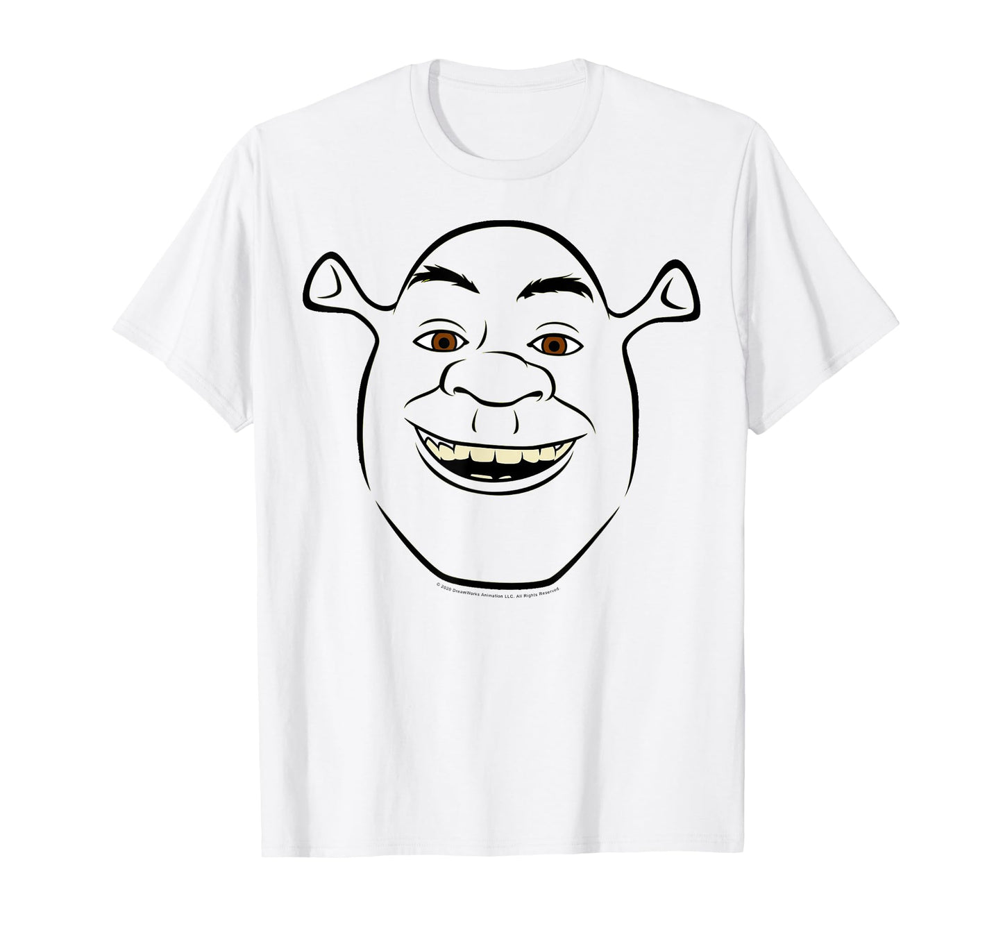 Shrek Big Face Outline T-Shirt