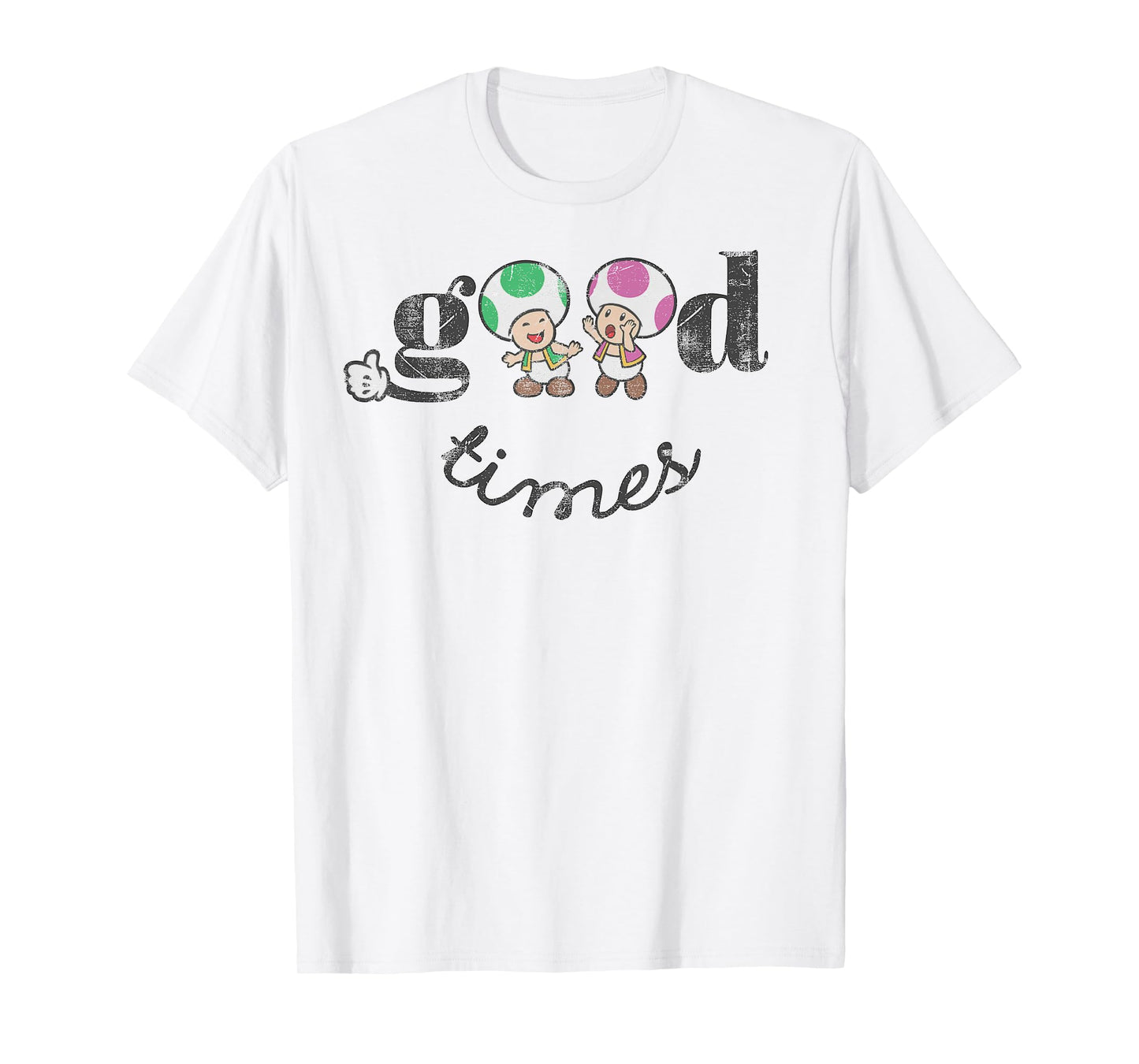 Super Mario Toad & Toadette Good Times T-Shirt
