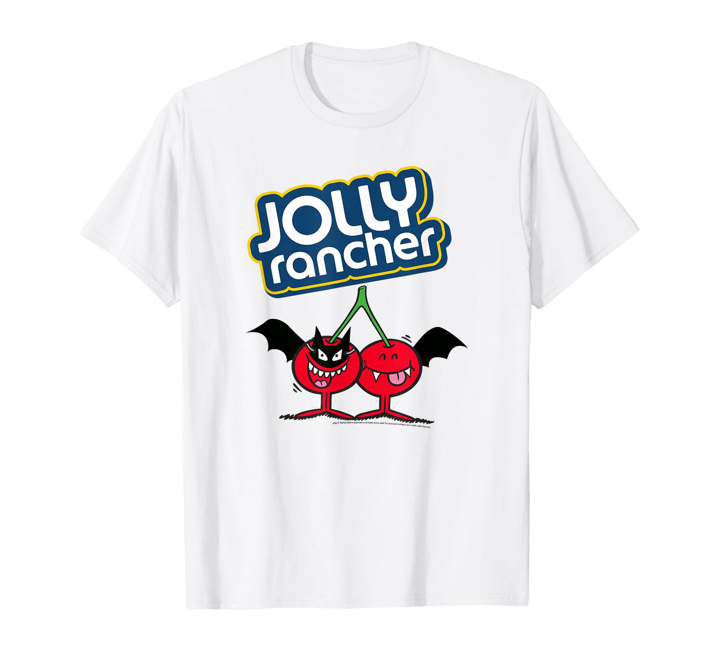 Jolly Rancher Halloween Bat Costume Cherry Logo T-Shirt