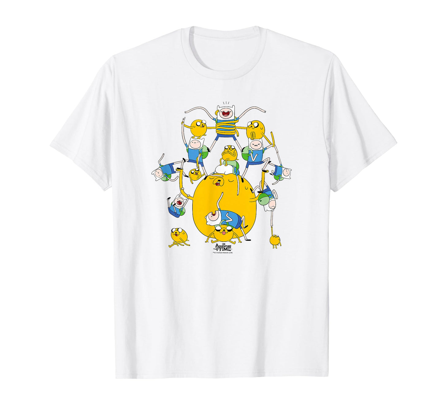 Adventure Time Finn & Jake Group T-Shirt