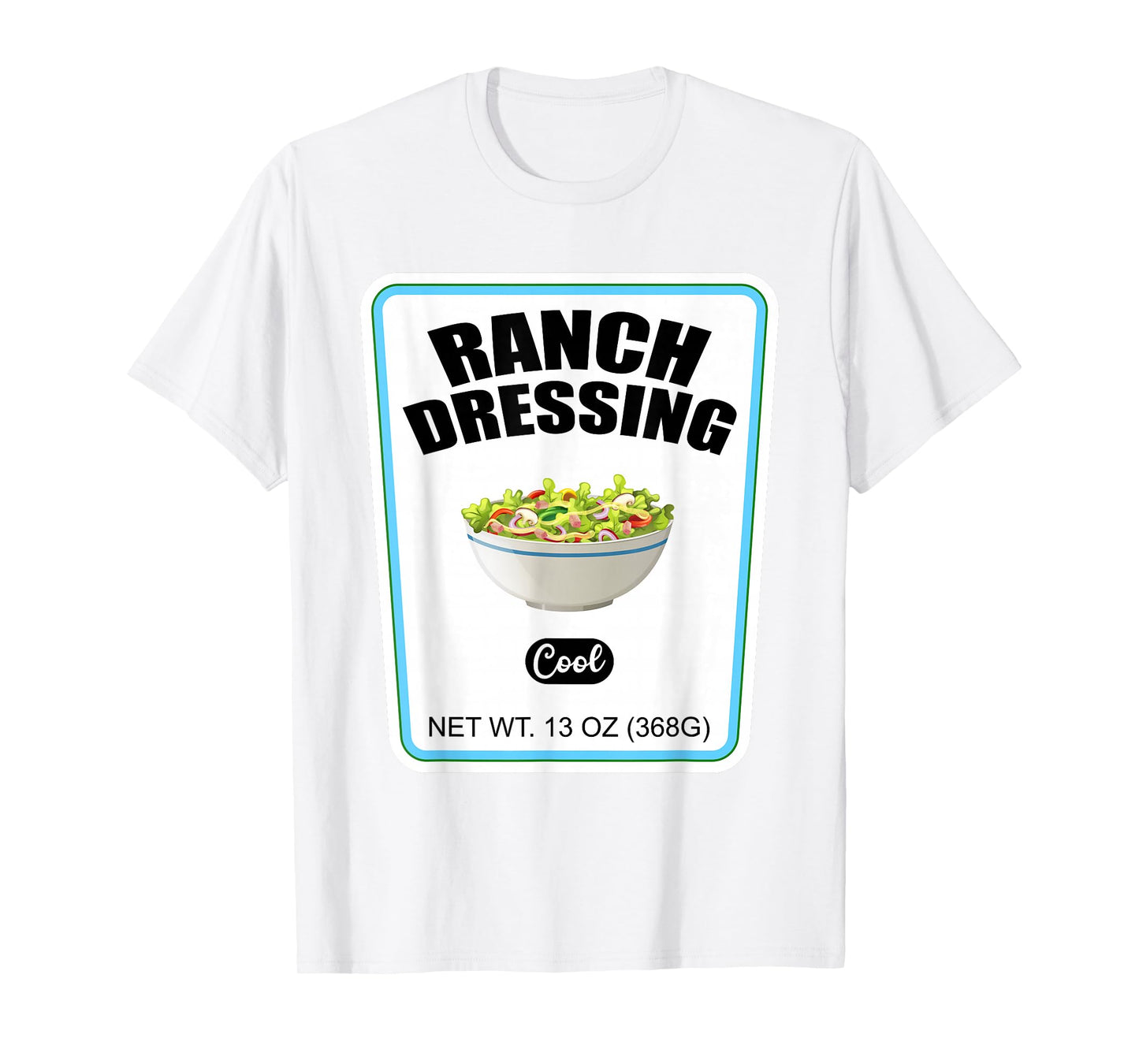 Halloween Matching Costume Ranch Dressing Bottle Label T-Shirt