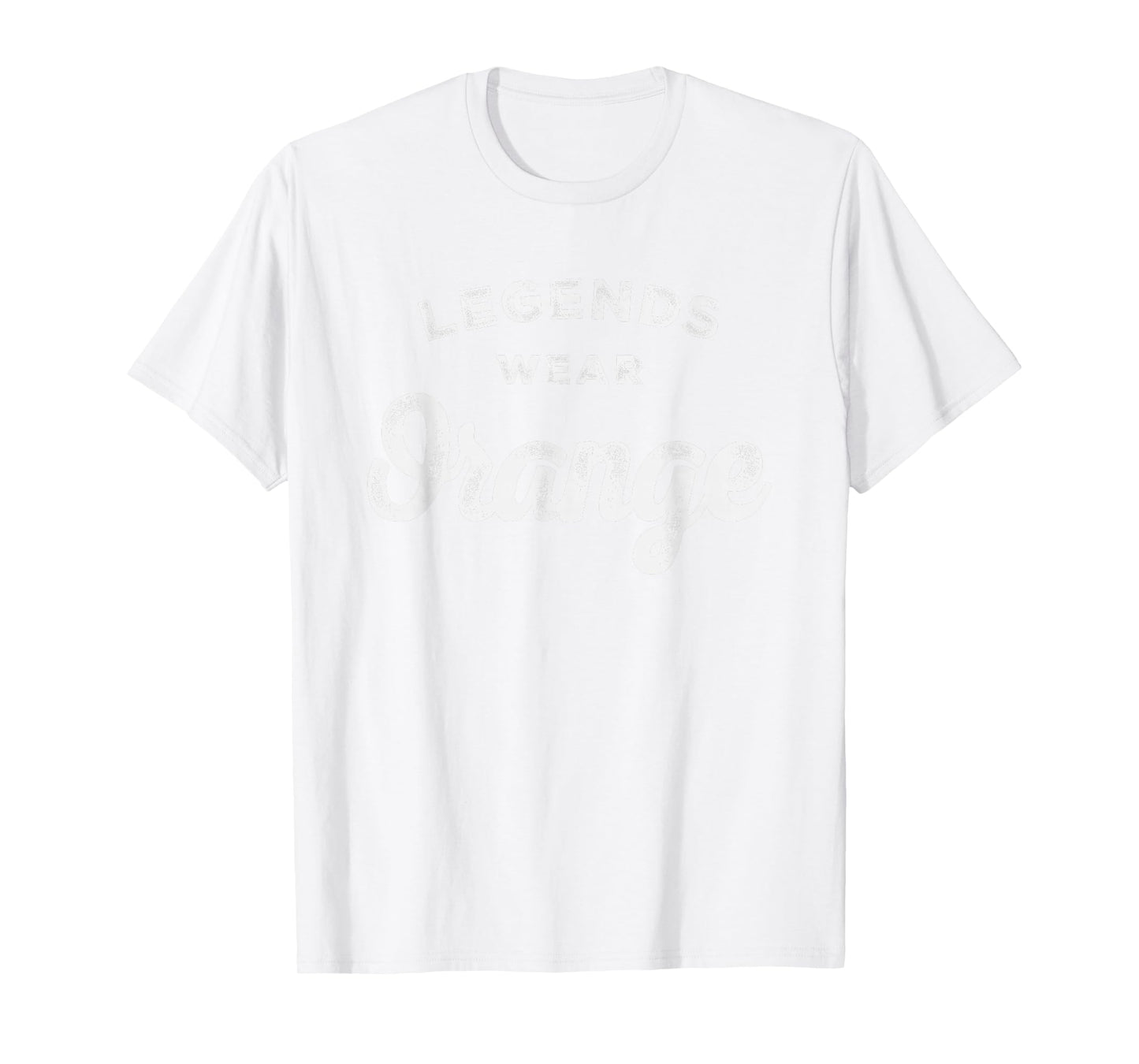 Legends Wear Orange Team Spirit Game Gear Color War T-Shirt