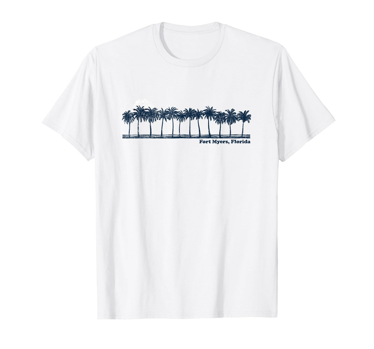 Fort Myers Vintage 70s Retro Throwback Design T-Shirt