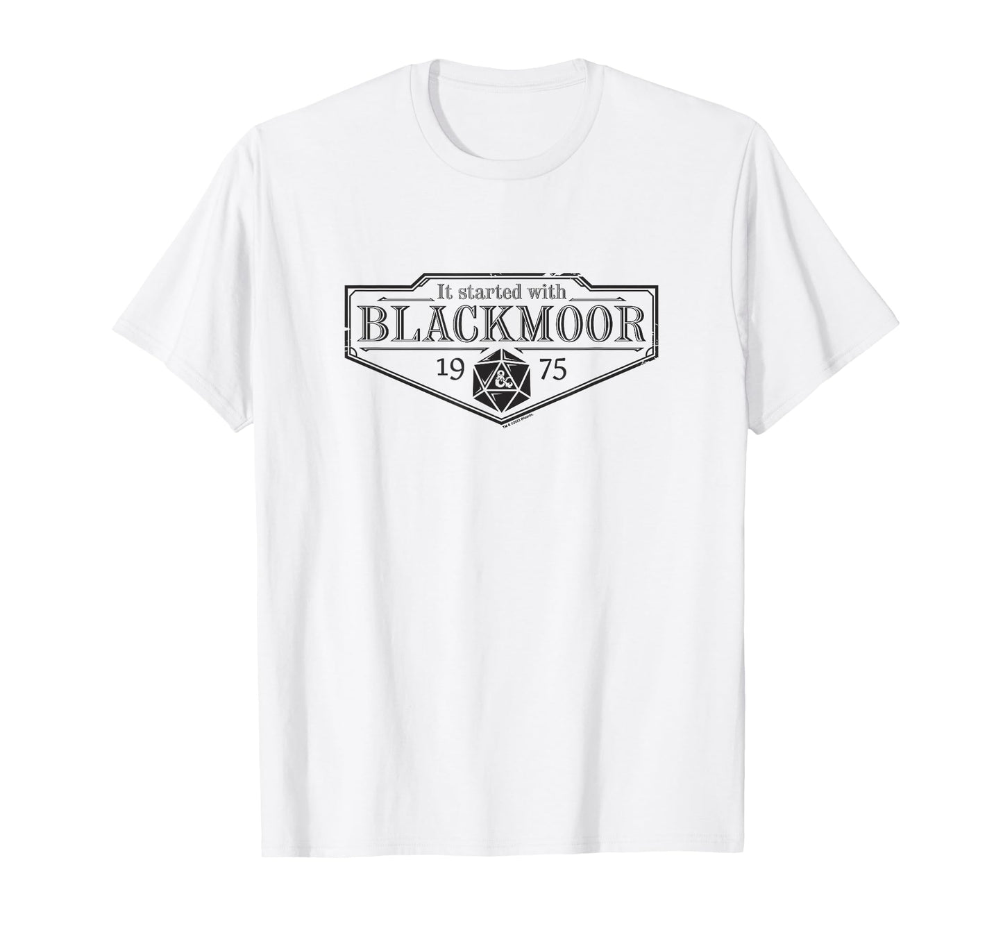 Dungeons & Dragons 50th Anniversary Started With Blackmoor T-Shirt