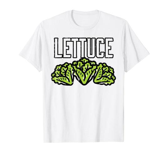 Halloween Lettuce Vegetable Food Costume Vegan Women Men Kid T-Shirt