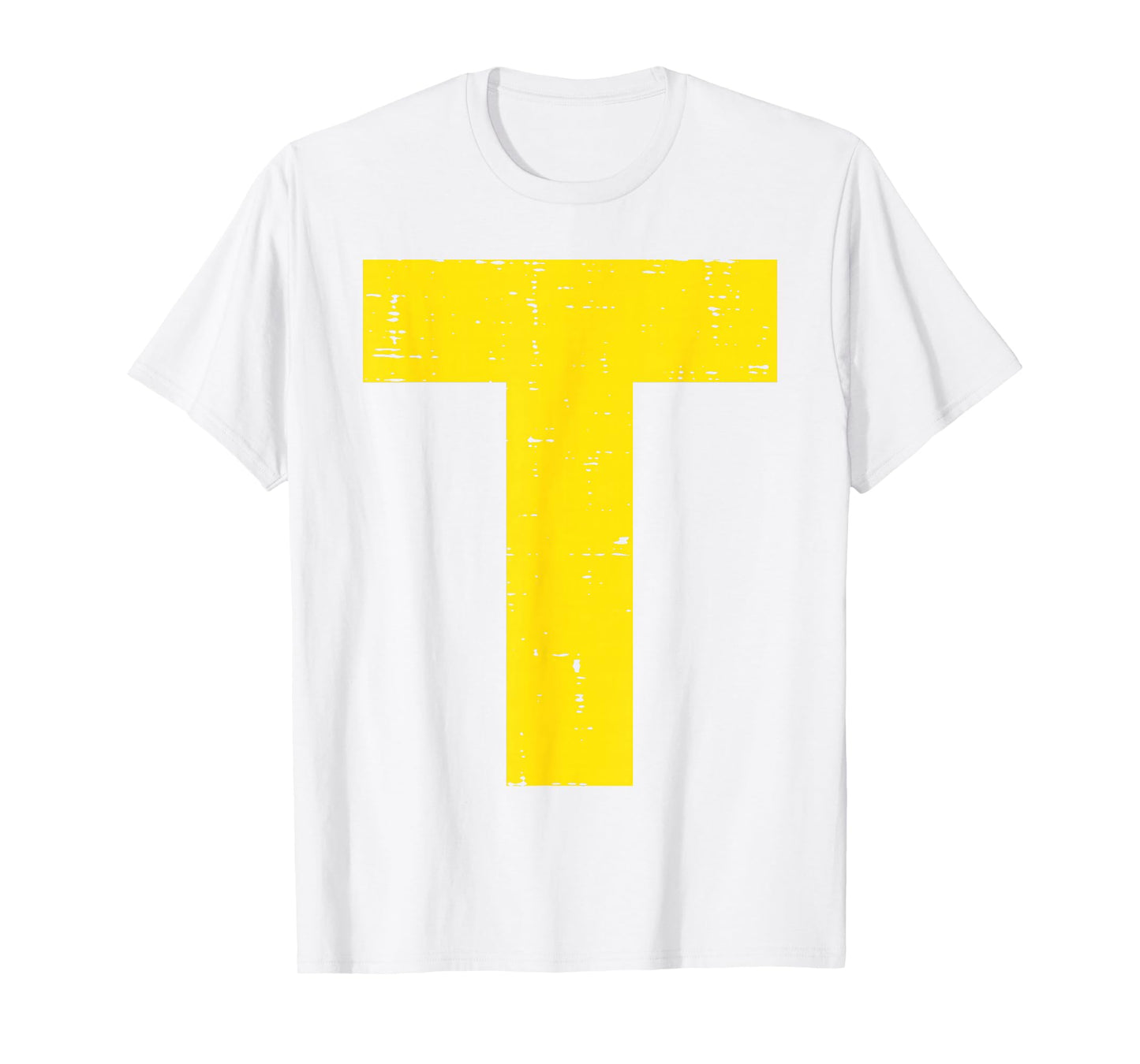 Halloween Letter T Alphabet Matching Costume Men Women Kids T-Shirt