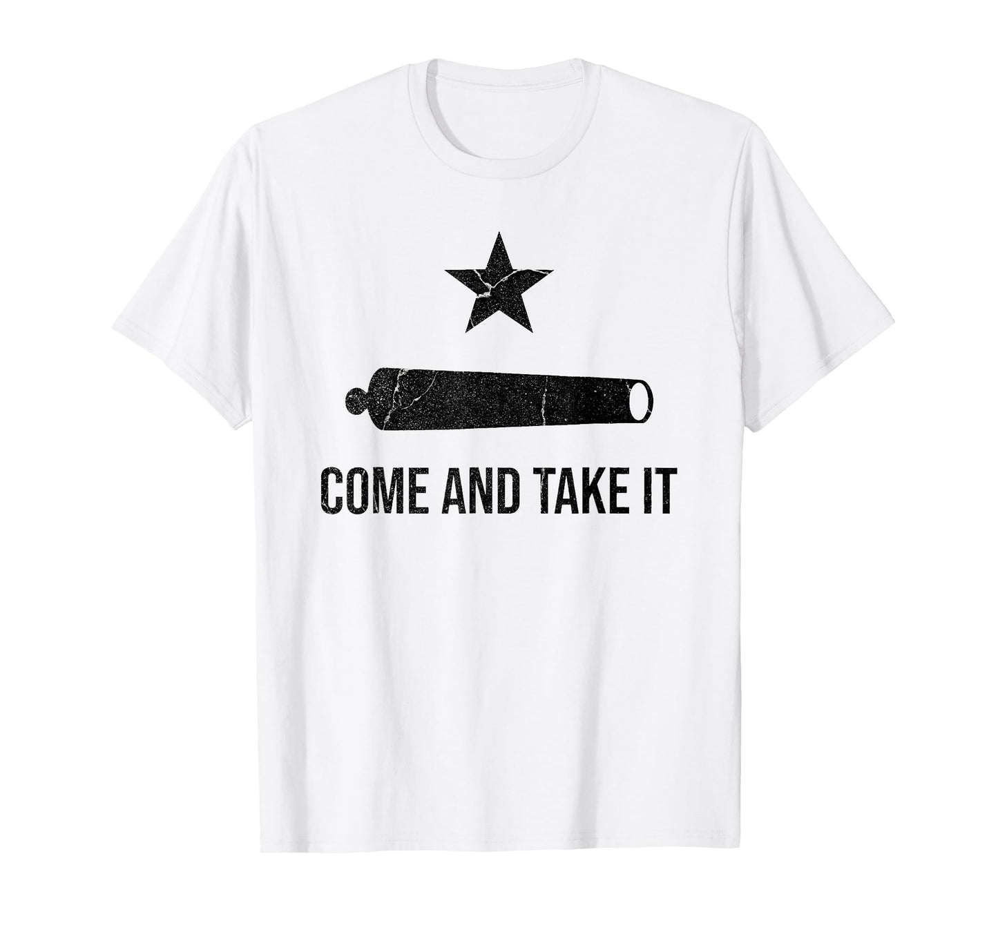 Come and Take It Cannon Texas Flag Lone Star T-Shirt