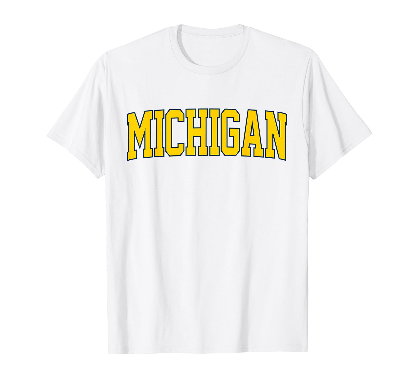 Vintage Michigan Blue Men Women Retro Michigan T-Shirt Tee T-Shirt