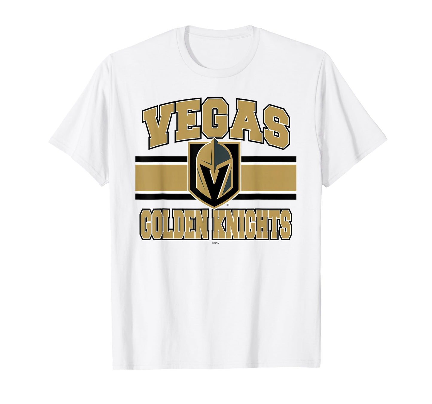 Vegas Golden Knights Stripe Gray Officially Licensed T-Shirt