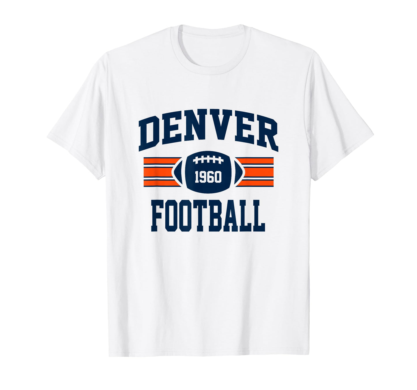 Denver Football Athletic Vintage Sports Team Fan Gift T-Shirt