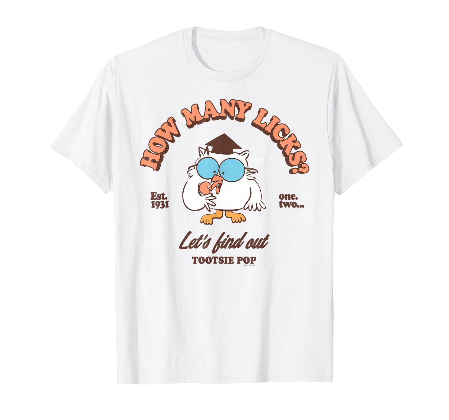 Tootsie Pops Let's Find Out Mr. Owl Sucker Candy T-Shirt