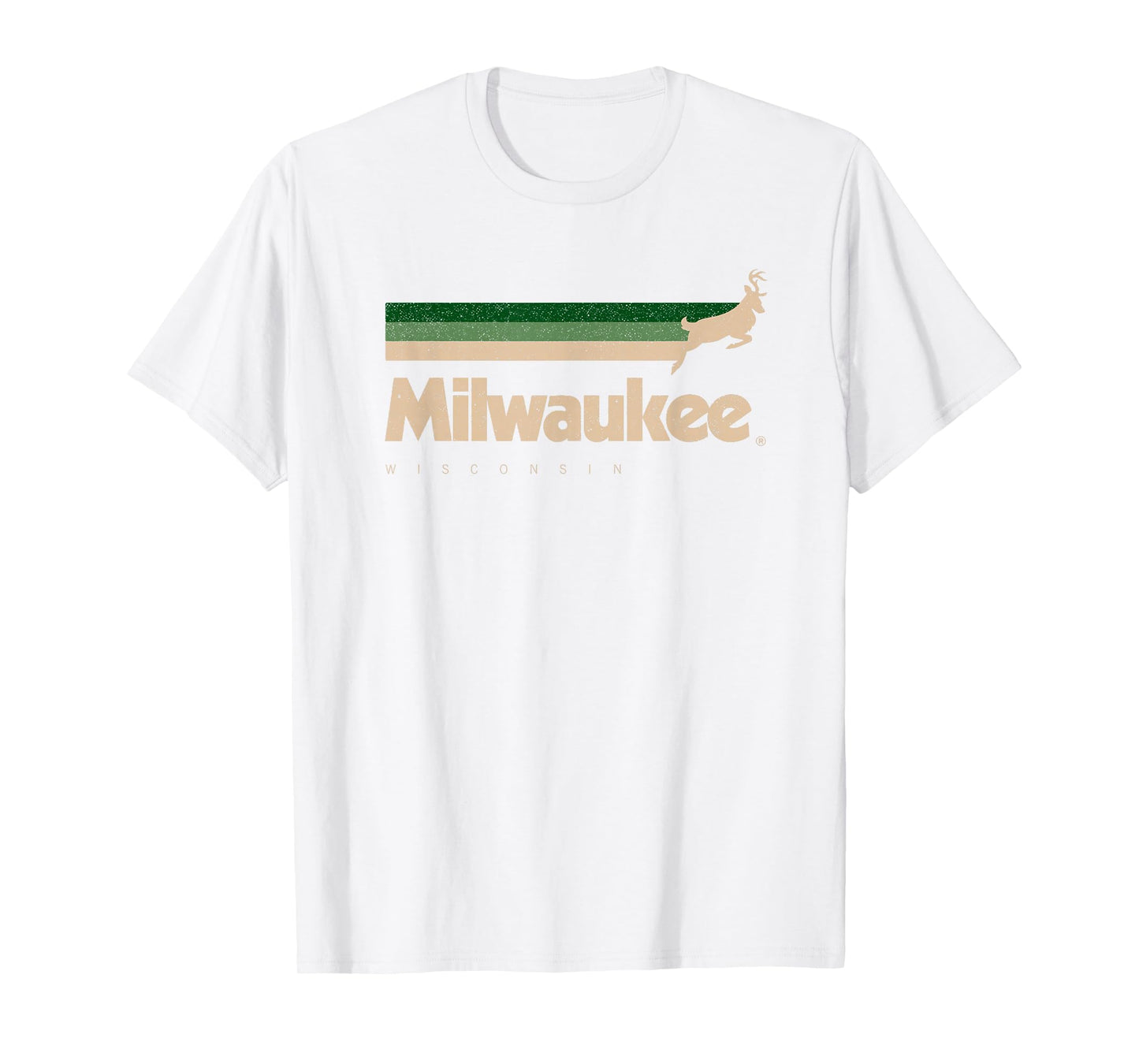 Green Milwaukee Basketball B-Ball City Wisconsin Milwaukee T-Shirt