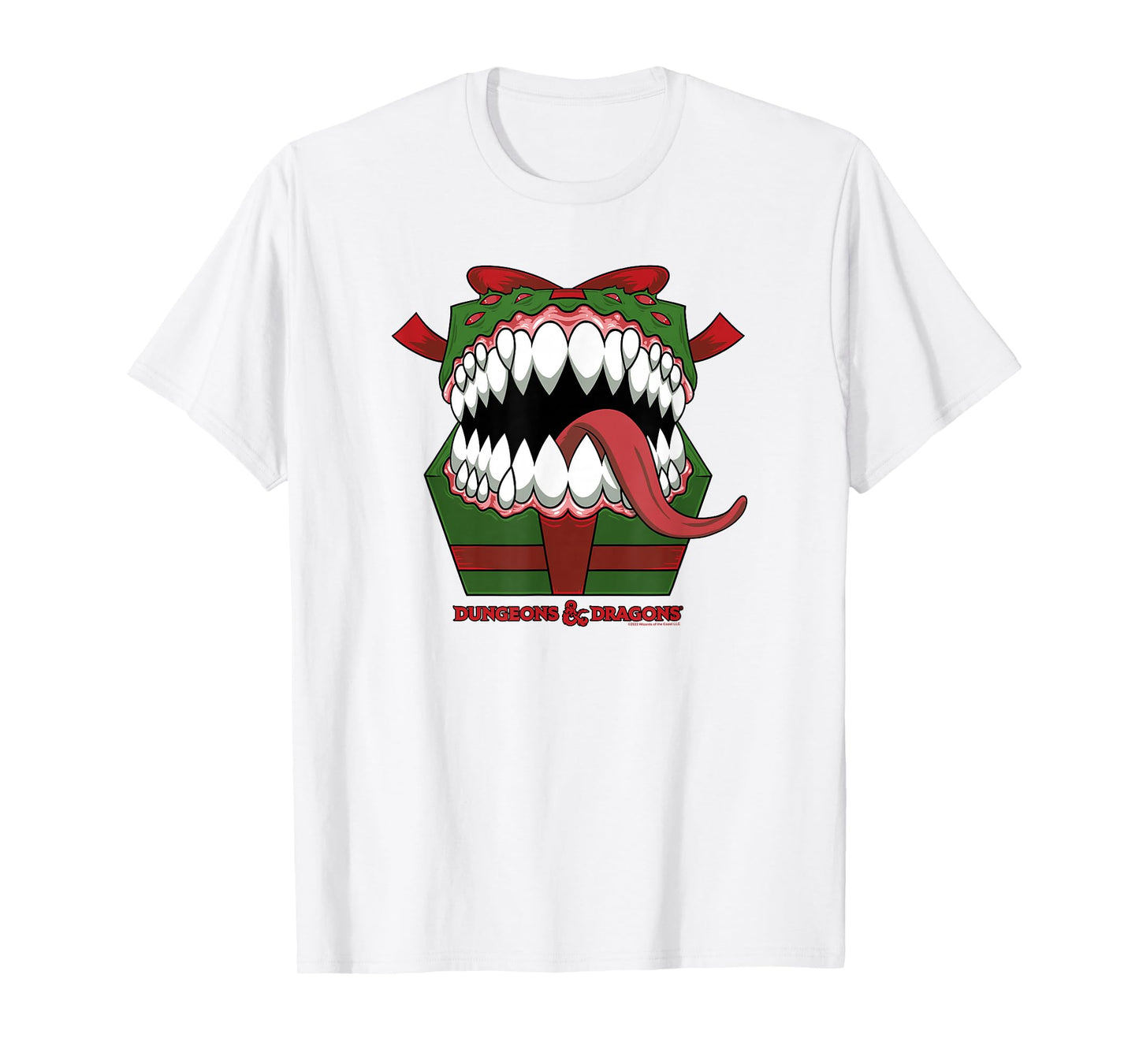 Dungeons & Dragons Christmas Gift Mimic Poster T-Shirt