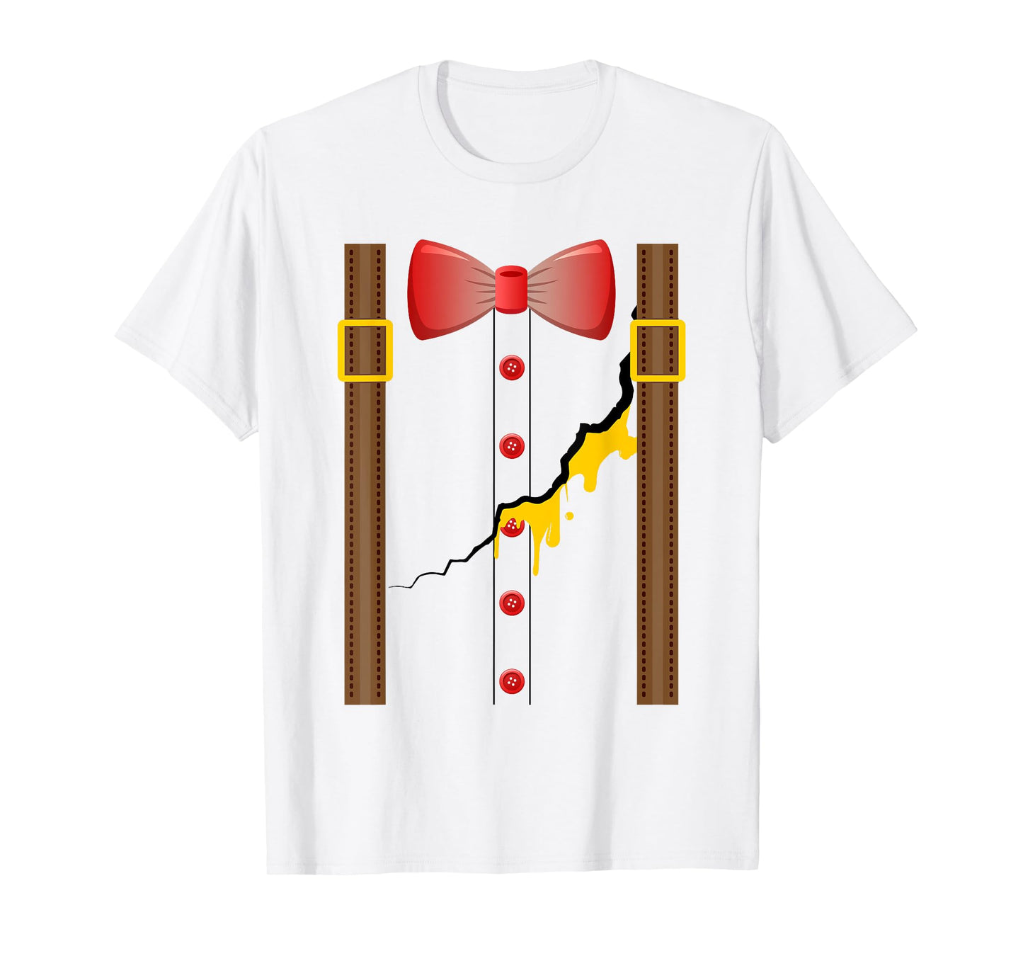 Humpty Dumpty Halloween Costume Cracked Egg T-Shirt