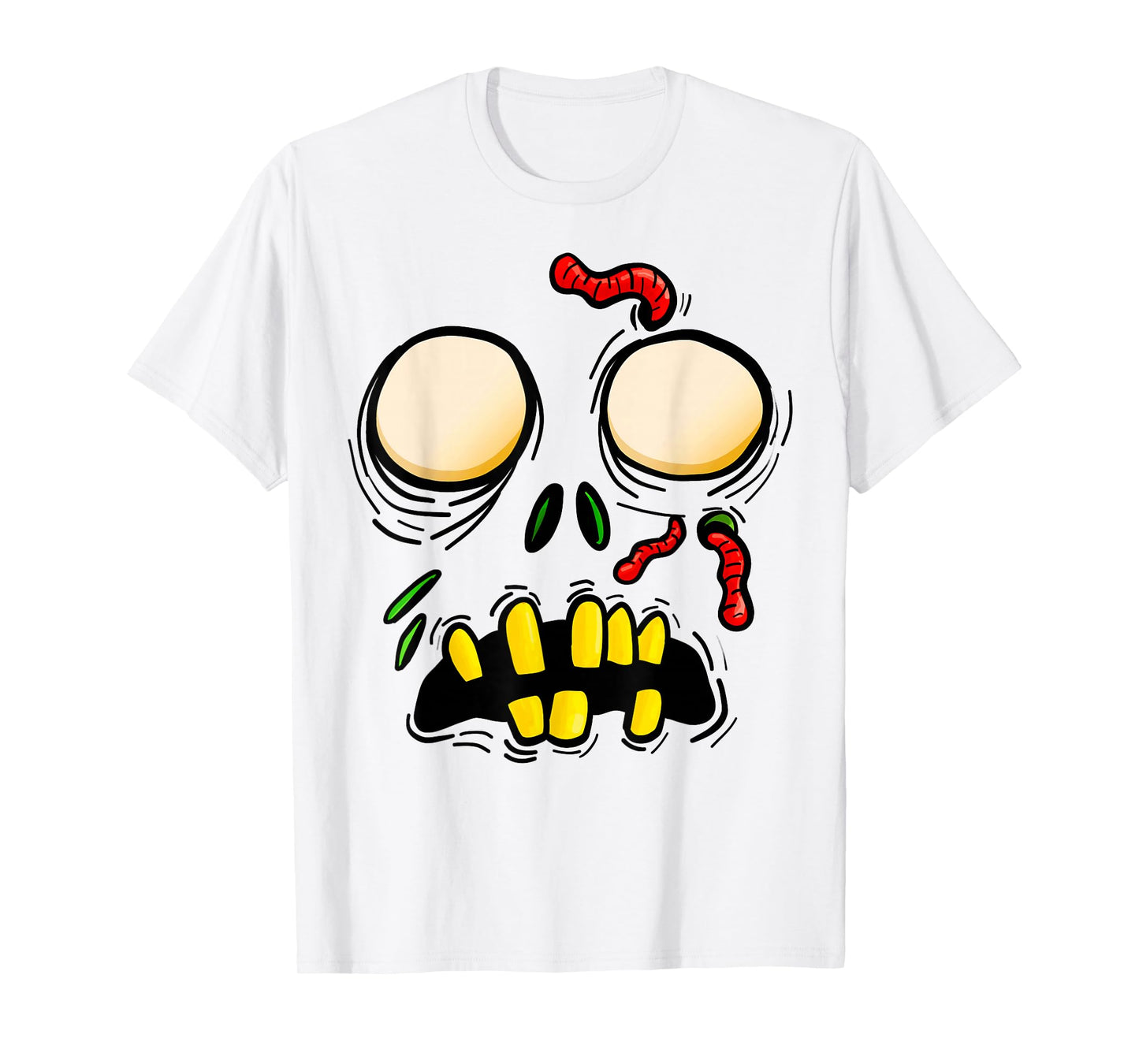 Zombie Face Halloween Costume Matching Family Men Women Kids T-Shirt