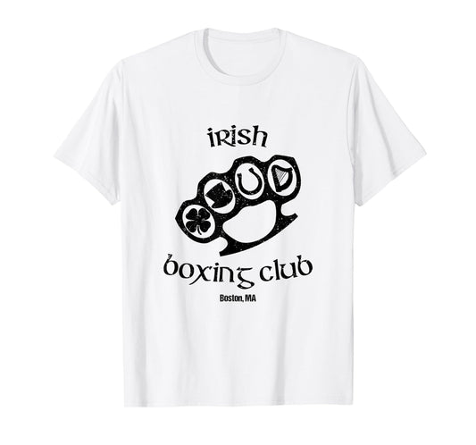 Great Irish Boxing Men Club Boston Fighting Pub St Patrick T-Shirt