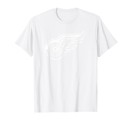 Detroit Red Wings Icon Red Officially Licensed T-Shirt