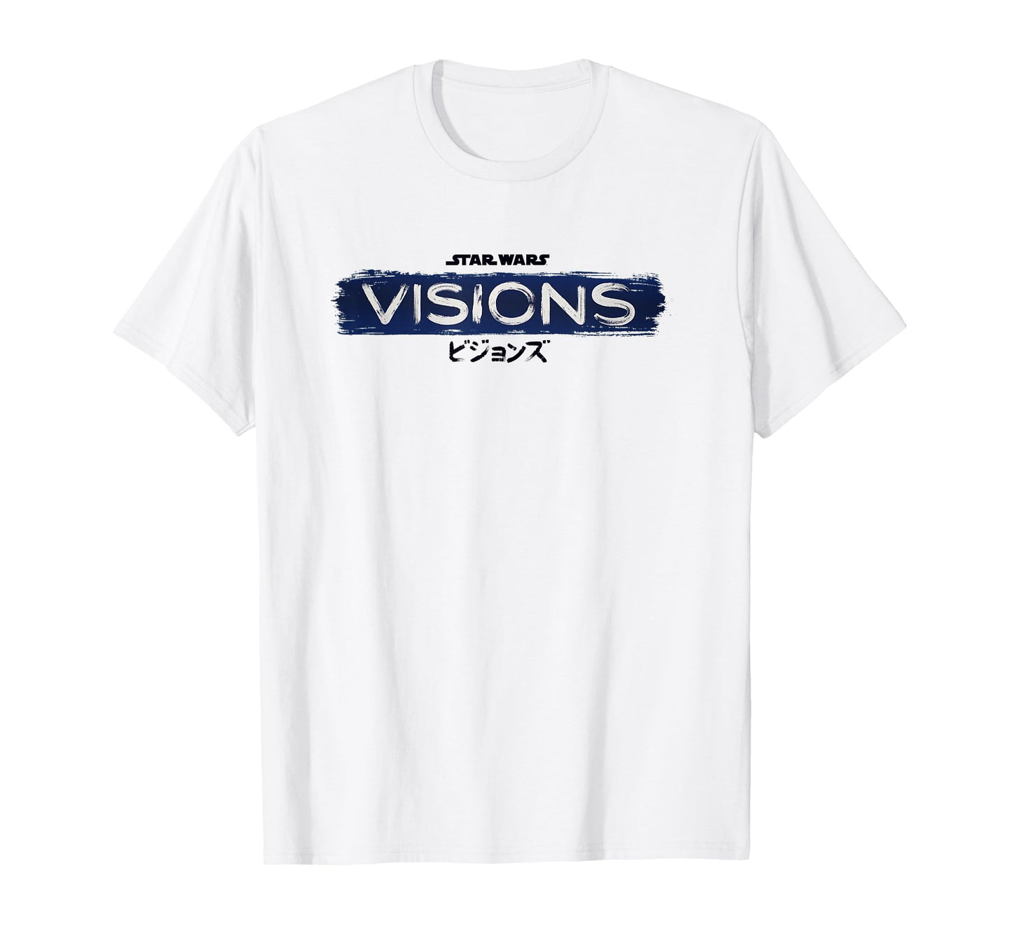 Star Wars Visions Distressed Kanji Dark Logo T-Shirt