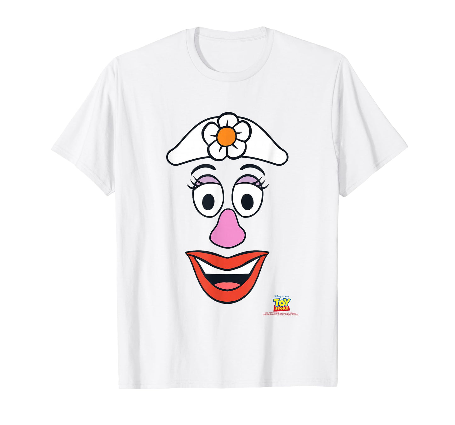 Disney Pixar Toy Story Mrs. Potato Head Big Face T-Shirt