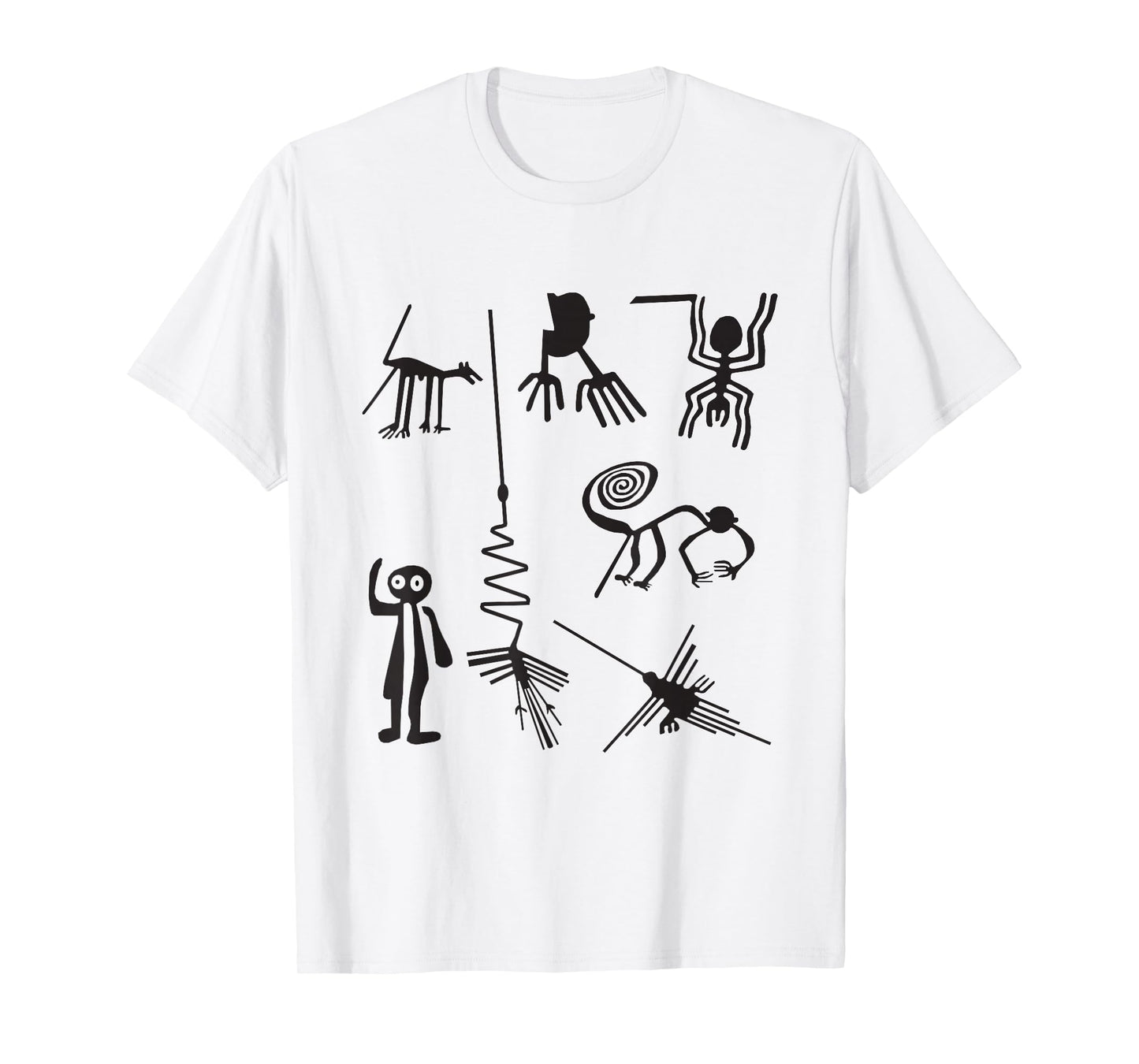 Nazca Lines Ancient UFO Aliens Extraterrestrial Art T-shirt T-Shirt