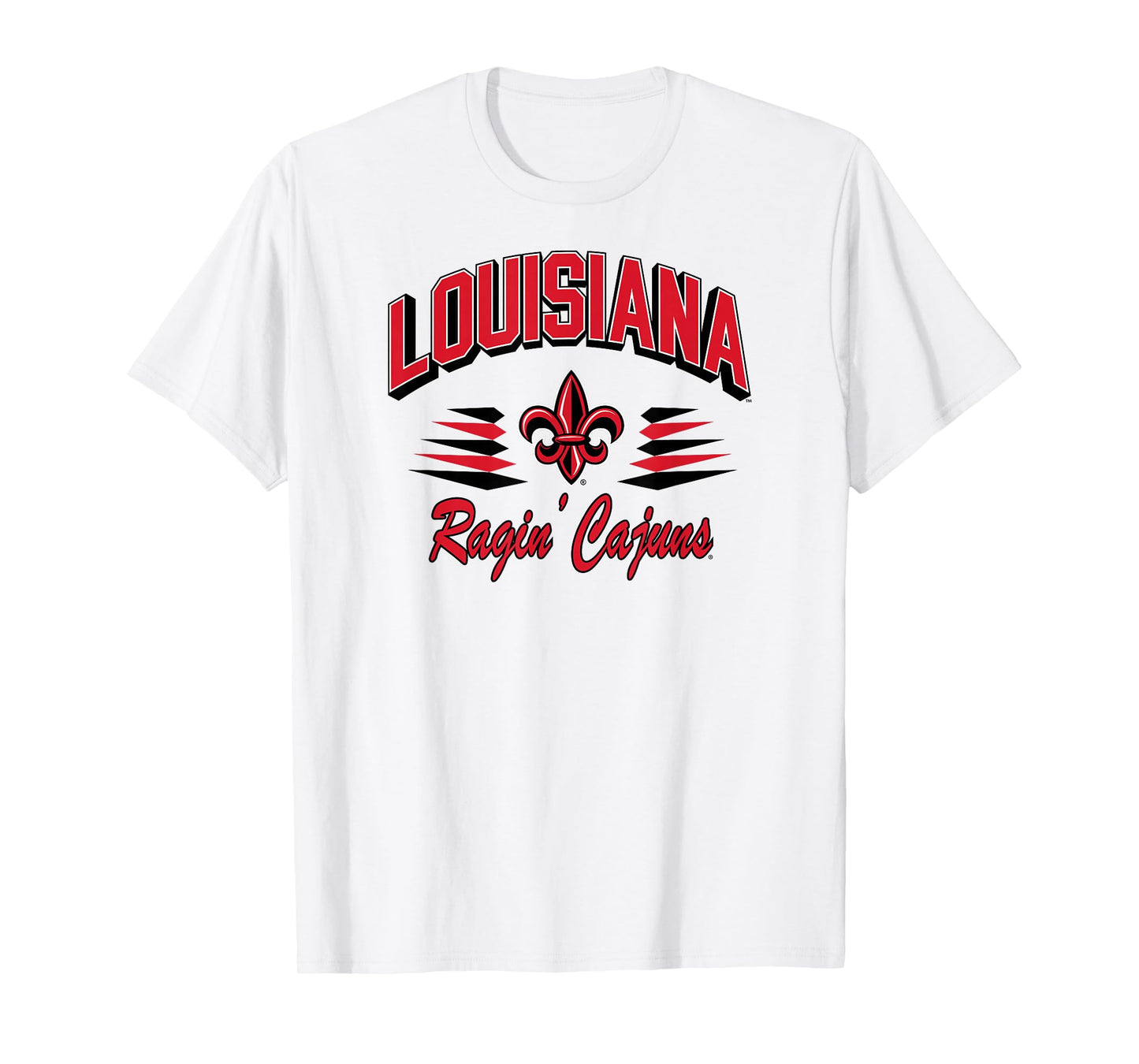 Louisiana Lafayette Ragin' Cajuns Retro Diamond Gray T-Shirt