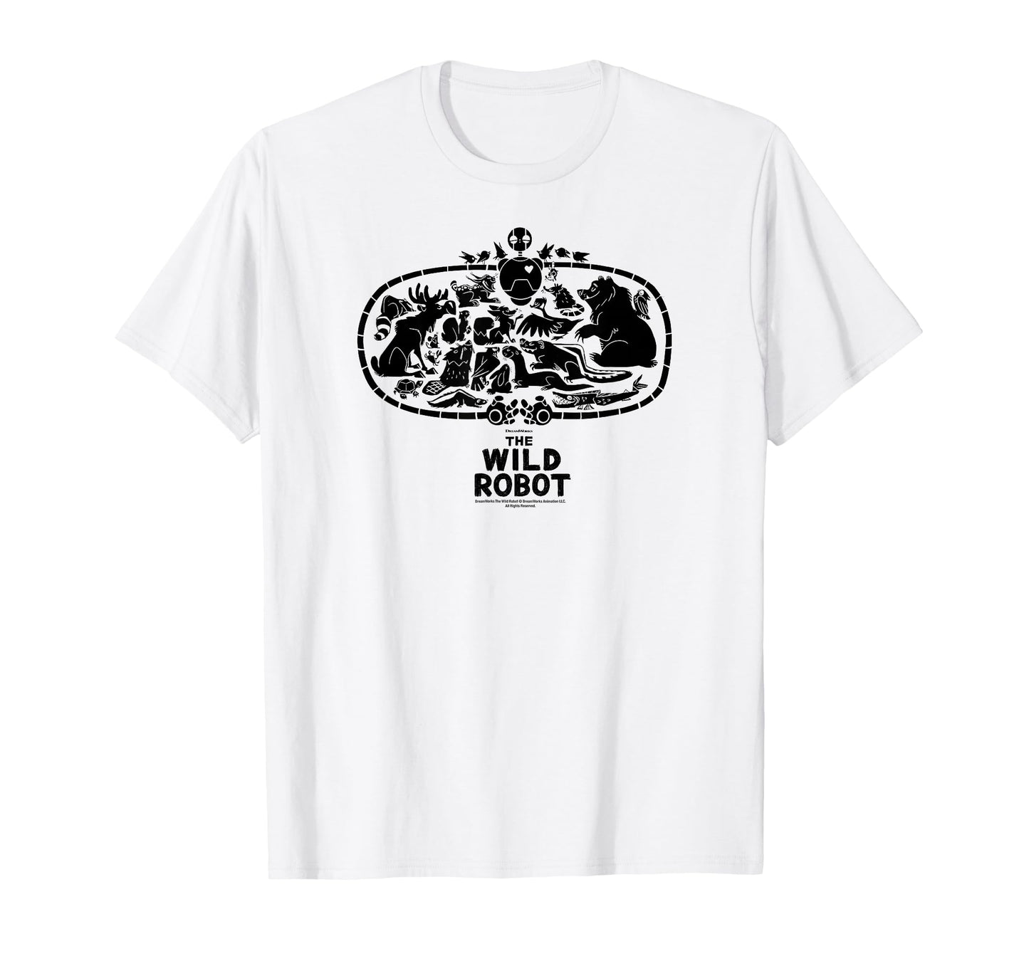 DreamWorks The Wild Robot Group Hug T-Shirt