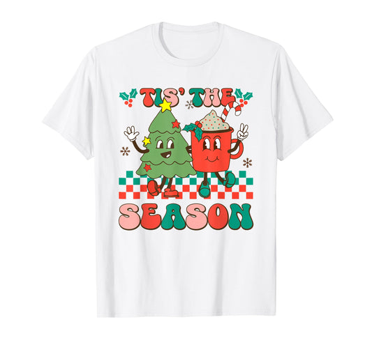 Tis The Season Retro Christmas Outfit T-Shirt