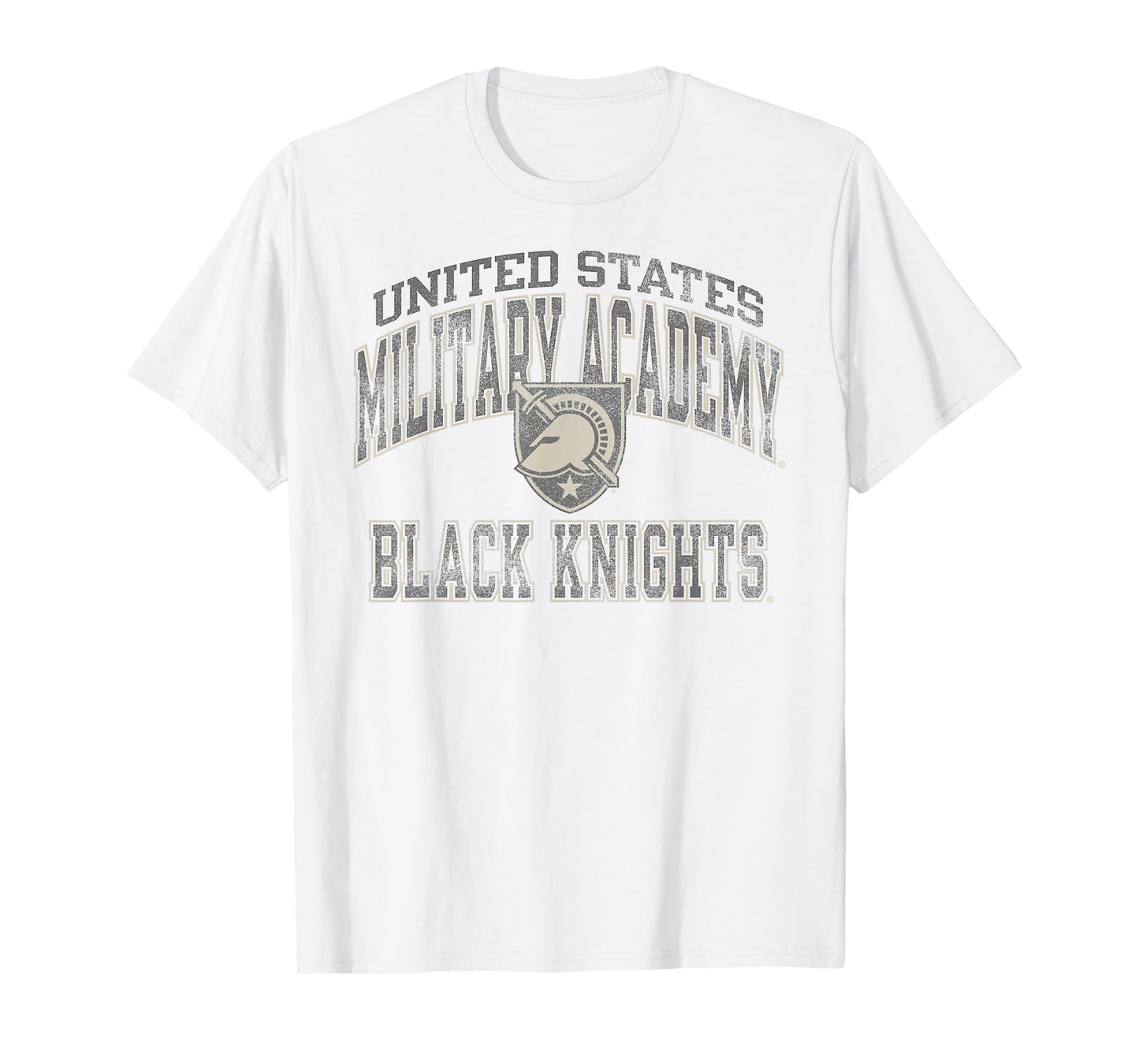 Army Black Knights Vintage Worn Gray Officially Licensed T-Shirt