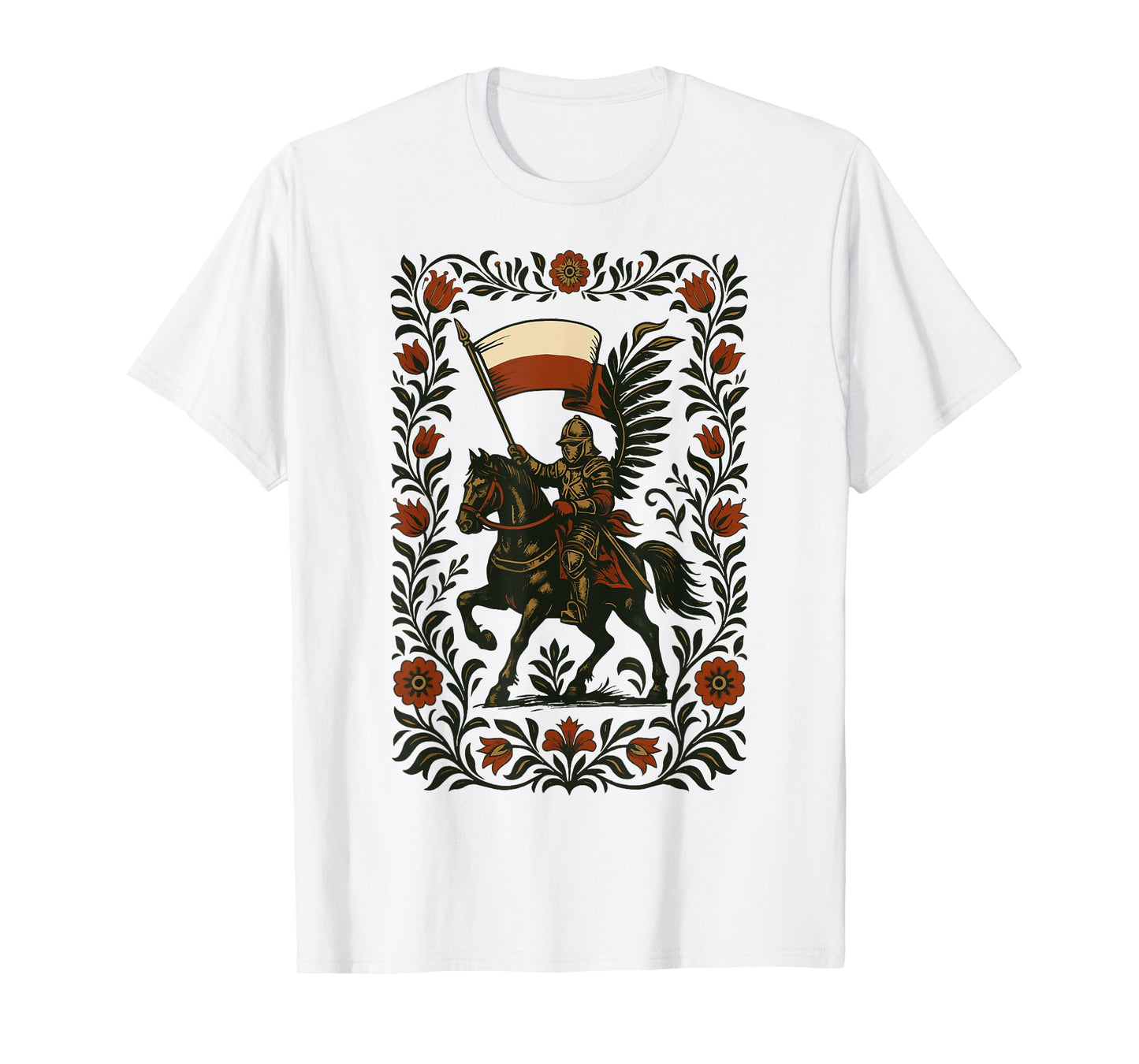 Polish Winged Hussar – Heritage Warrior Art T-Shirt