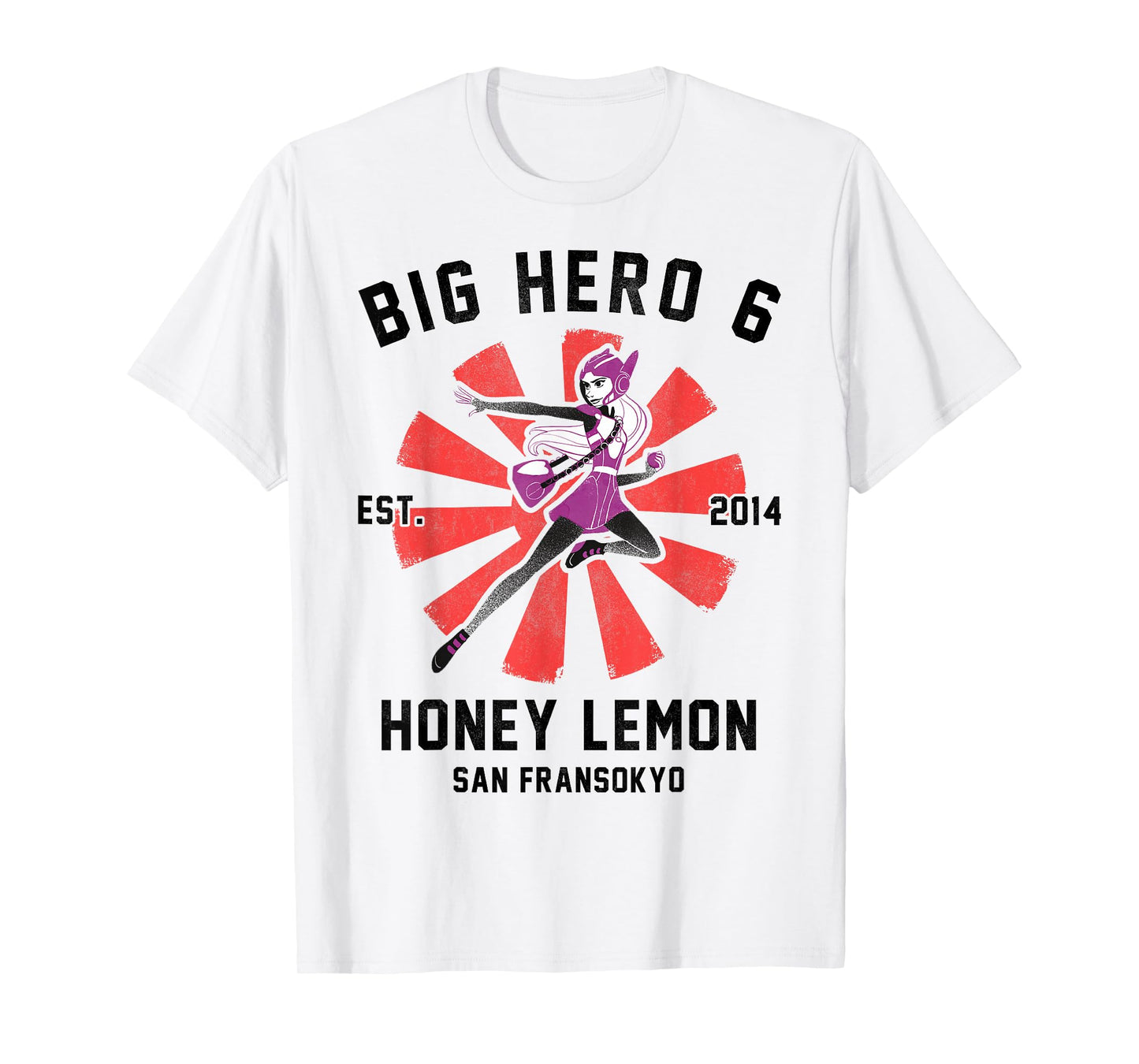 Disney Big Hero 6 Honey Lemon Poster Graphic T-Shirt T-Shirt