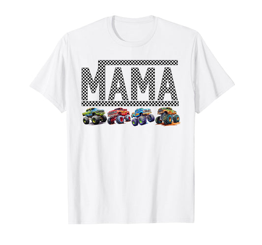 Mama Truck Mom Monster Trucks Are My Jam Truck Lovers Mother T-Shirt