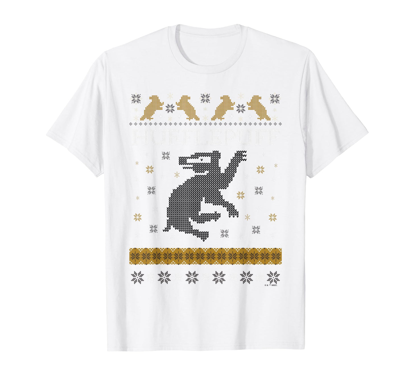 Harry Potter Hufflepuff Ugly Christmas T-Shirt