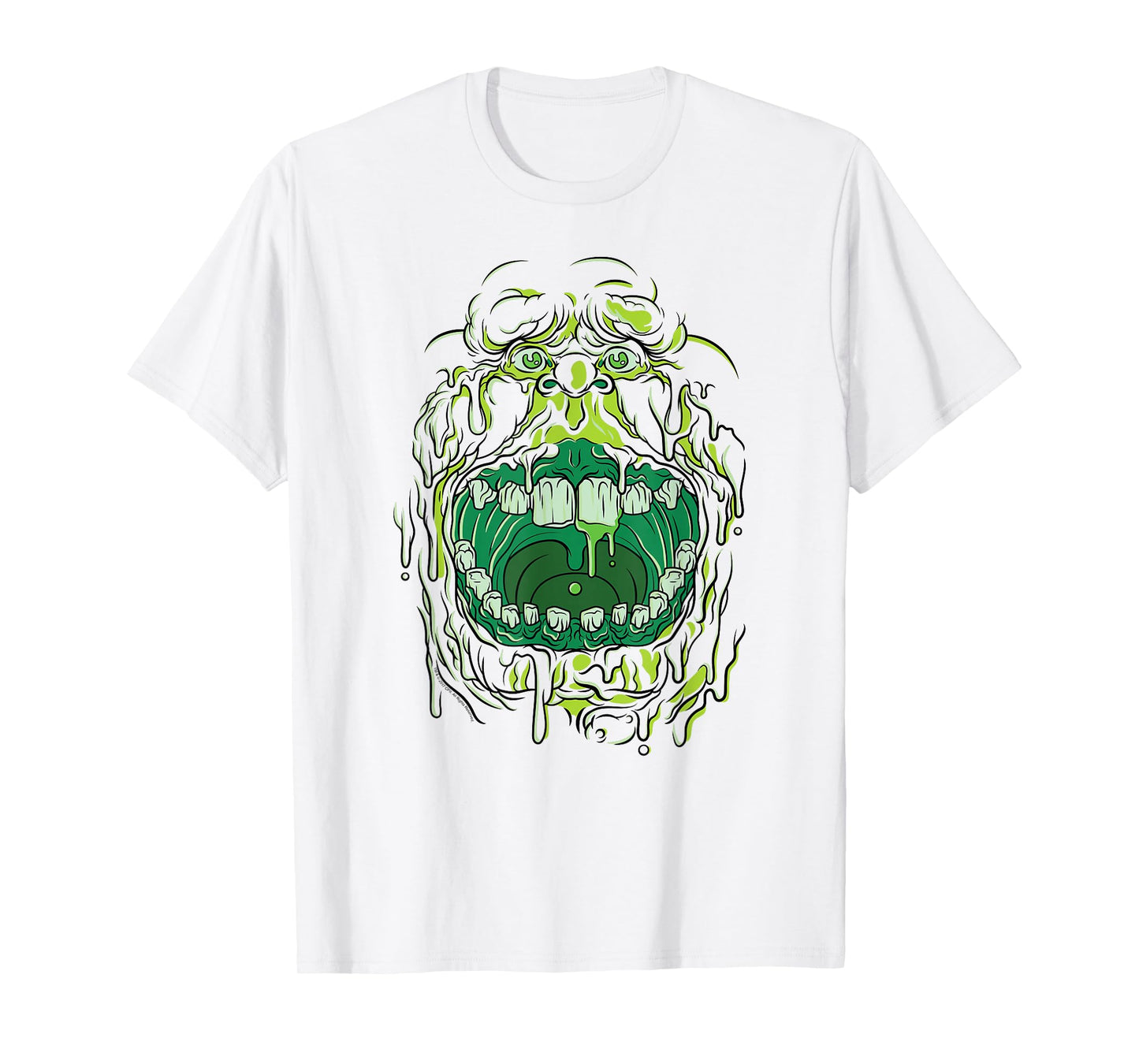 Ghostbusters Slimer Face Retro Movie T-Shirt
