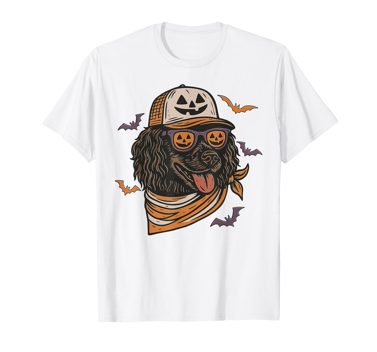 Halloween Cool Dog Boykin Spaniel Sunglasses Dog Mom Dad T-Shirt