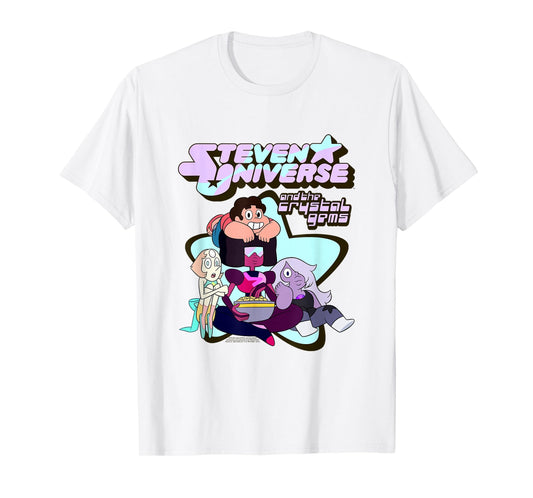 Steven Universe The Crystal Gems Star Photo Cartoon T-Shirt